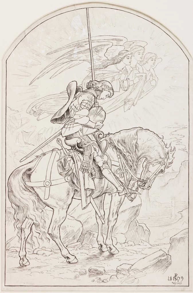 Bozzetto per Sir Galehad - Laing Art Gallery, Newcastle, upon, Tyne